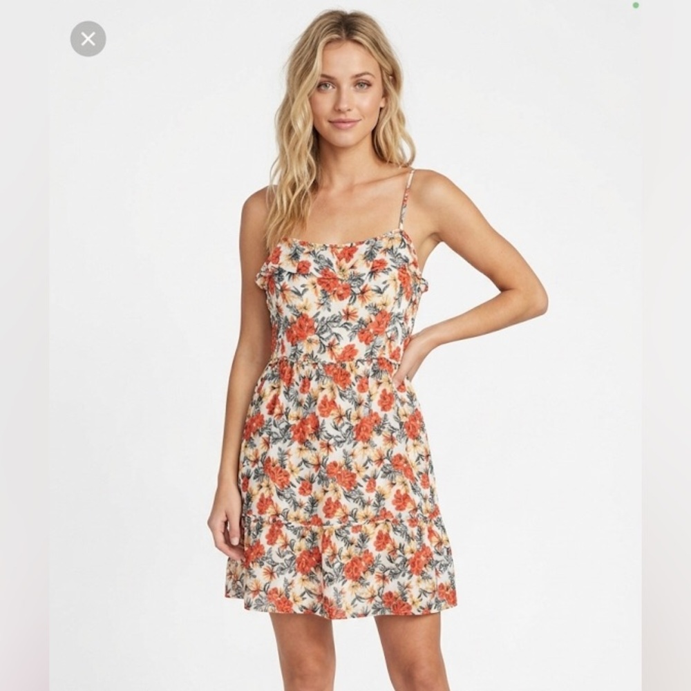 Planet gold floral dress size large